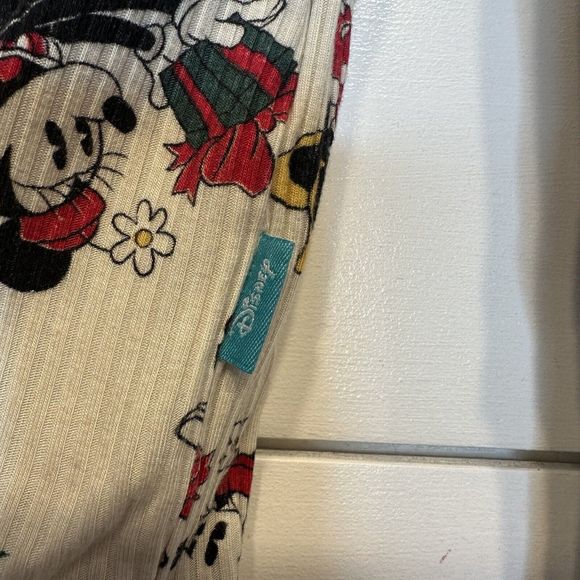Posh Peanut Christmas Minnie Mouse Pajama Top 3T 4T Ribbed PJ Disney Bamboo FLAW - Picture 9 of 9